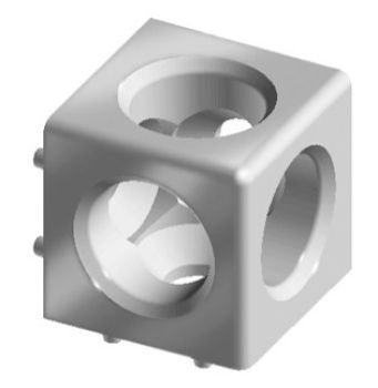 Preview: Würfelverbinder 3D // 30er Profil