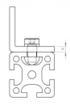 Befestigungssatz für Anbauteile von 4-7mm M6