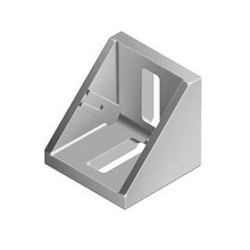 Winkel 45 mit Nutfixierung Nut10 blank