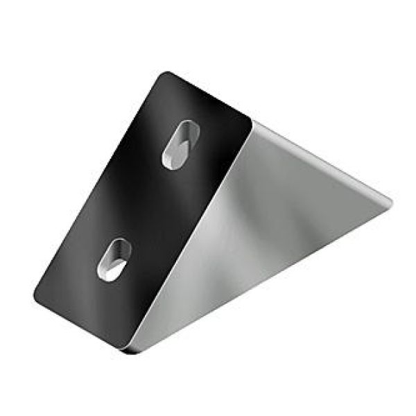Winkelverbinder 40/80, 45° - alufarben