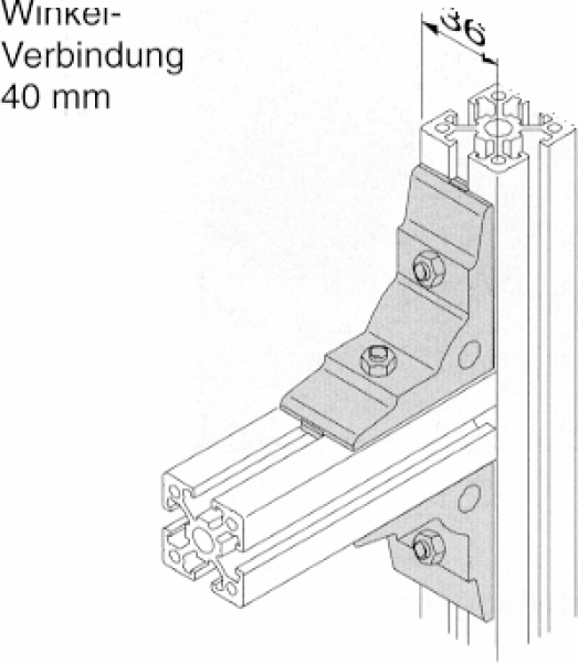 Winkelverbinder 80