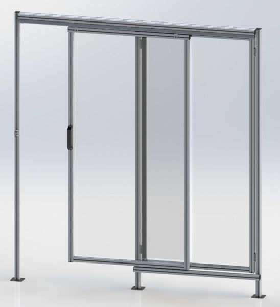 Schiebetür mit PC-Platten